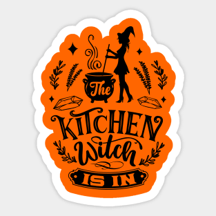 The kitchen witch Sticker